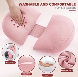 Soft Pregnancy Maternity Pillow Support for Back, Hips, Legs, Belly - NEW
